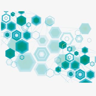 几何矢量banner背景免抠