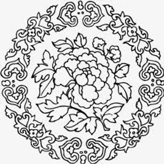 中国风花纹底纹矢量素材免抠