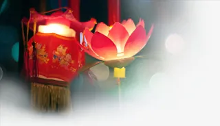 红色元宵节灯笼创意免抠