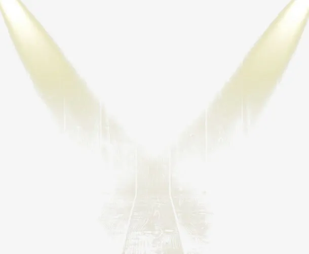 黄色舞台交叉射灯免抠