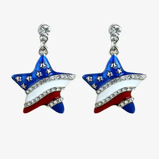 五角星耳环一对免抠
