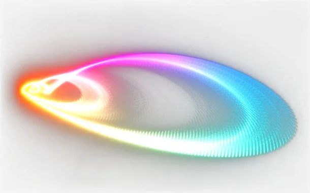 夜景梦幻光线装饰效果免抠