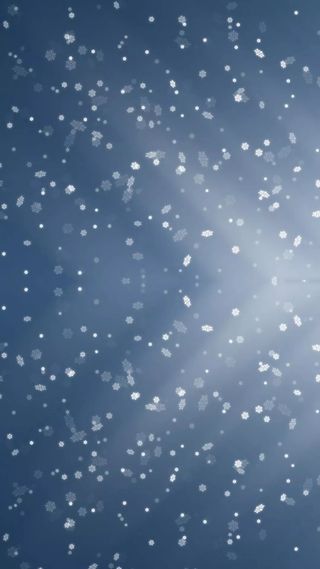 梦幻渐变雪花背景H5背景高清