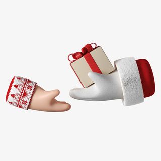C4D 圣诞节送礼物 3D免抠