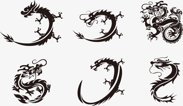 高清 素材 png 龙免抠图标元素
