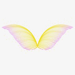 插画动感翅膀免抠漂浮其他元素