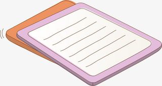 卡通作业本免抠