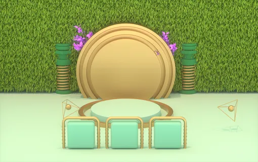 国潮，背景，C4D，电商高清