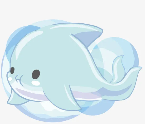 矢量海豚免抠