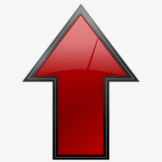 箭头火热红色系统PNG图标免抠