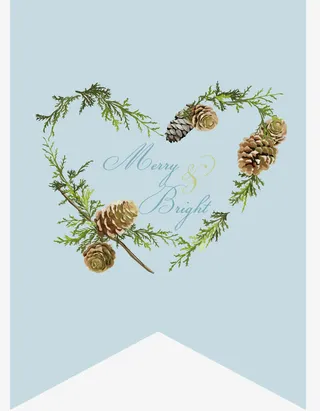 爱心植物装饰免抠