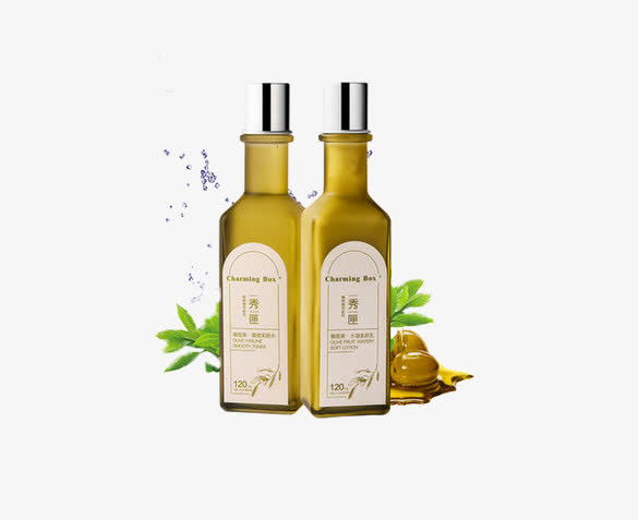 秀匣橄榄果水乳套装免抠