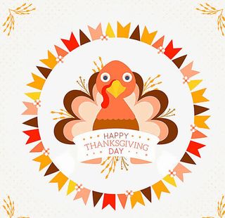 火鸡海报图标图片免抠