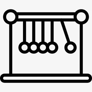 牛顿摇篮图标免抠