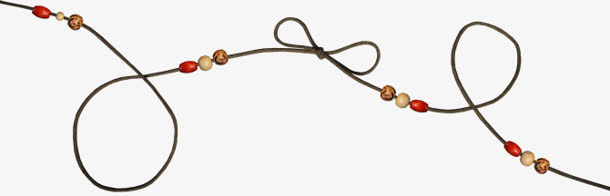 棕色绳索漂浮免抠