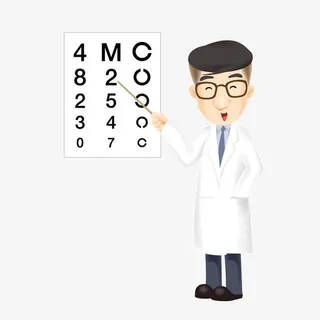 矢量图案素材健康检查身体视力免抠