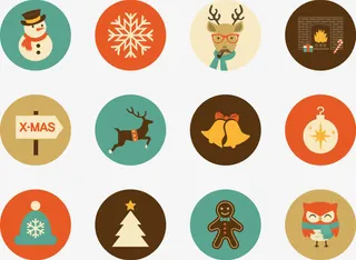 圣诞节图标元素免抠