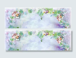 彩色水彩手绘背景高清