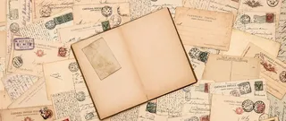 摄影明信片背景高清