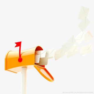 纷飞的信件免抠