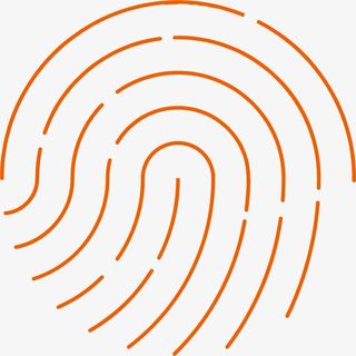 手机指纹识别解锁开关png免抠图标元素