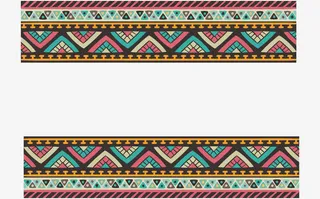 复古风花纹边框免抠