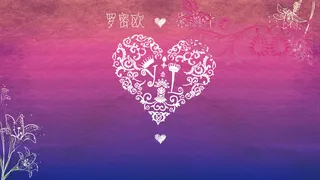 紫色浪漫婚礼免抠