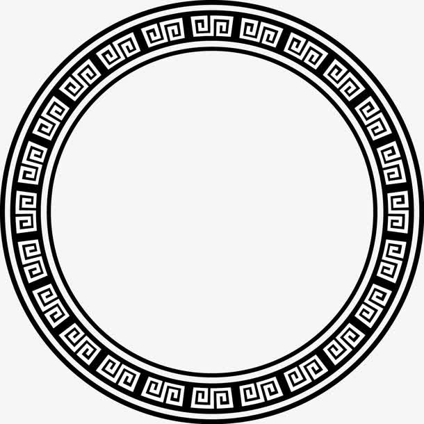 圆形边框免抠