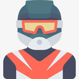 骑摩托车的人图标免抠