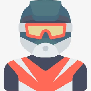 骑摩托车的人图标免抠