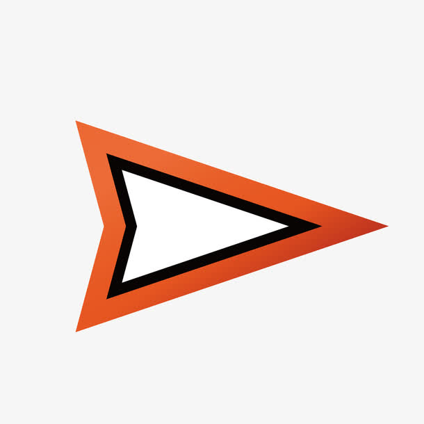 橙色箭头免抠
