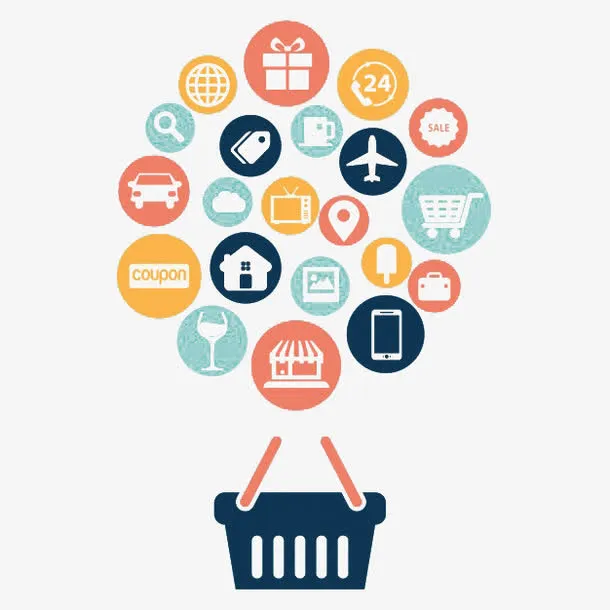 购物车里的物品免抠