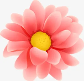 春天粉色菊花装饰免抠