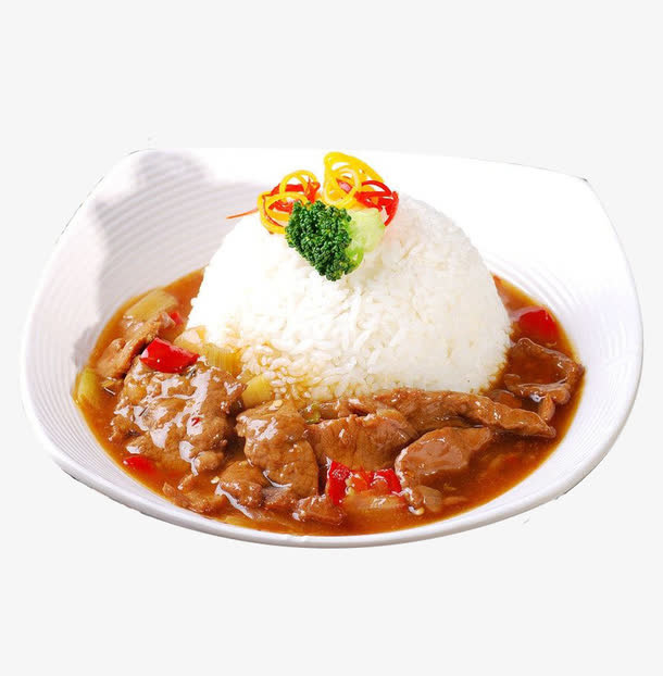 黑椒牛肉盖浇饭免抠