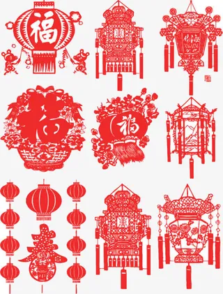 节日灯笼免抠