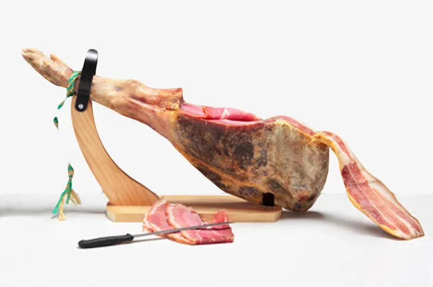 美味的食物西班牙火腿实物免抠