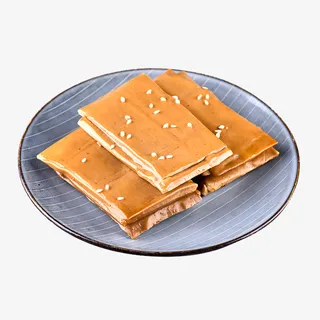 卤汁豆干微距特写免抠