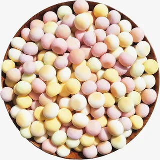 彩色溶豆小吃免抠
