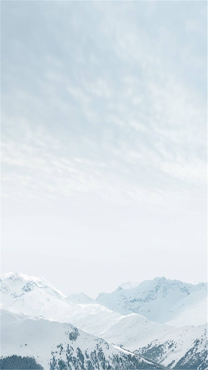 雪山天空H5背景高清
