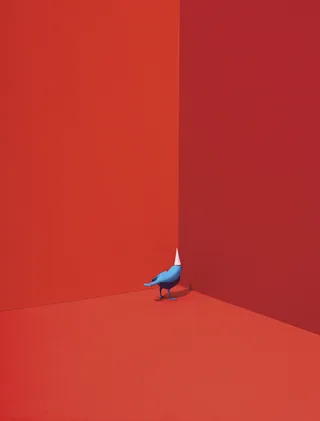 红色扁平H5背景高清