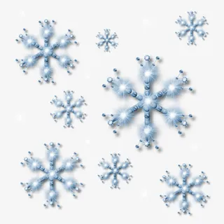 雪花素材免抠免抠