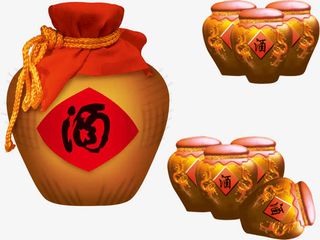 传统技艺酿酒酒坛免抠