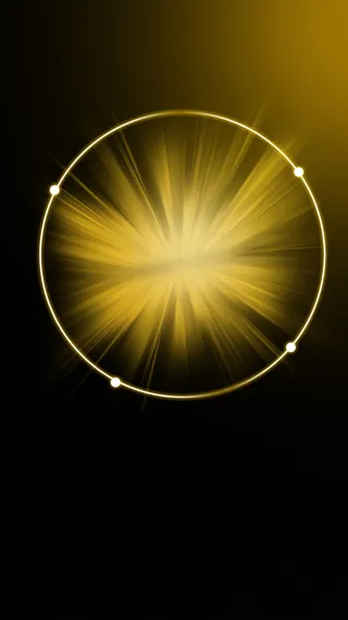 金色炫彩H5背景高清