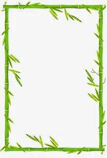 竹子边框免抠