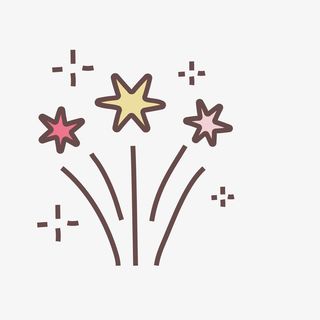 变化的流星花火图标免抠