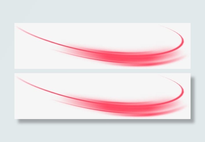 红色线条光效光圈免抠