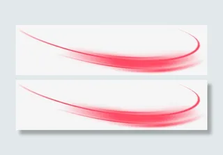 红色线条光效光圈免抠