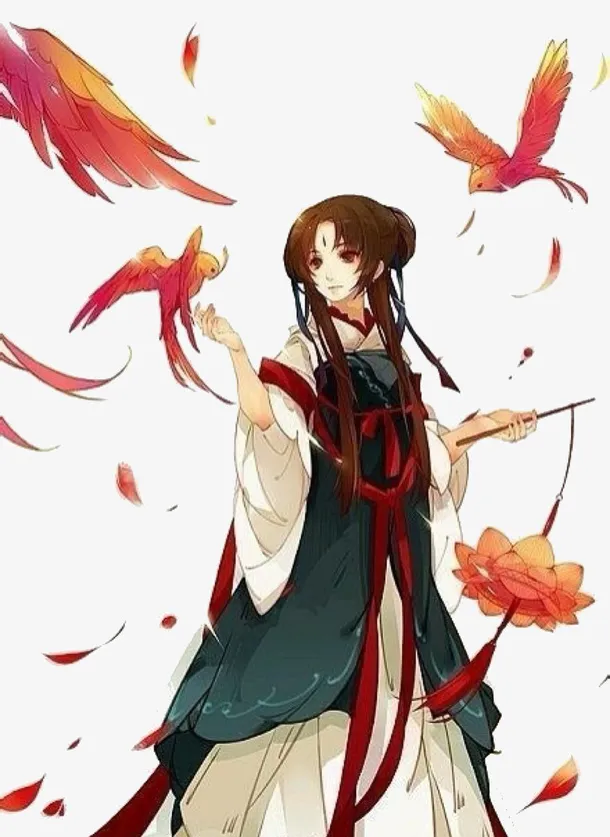 鸟与女孩免抠