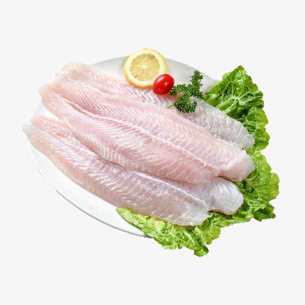 巴沙鱼柳无骨鱼片免抠