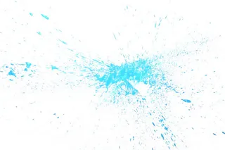 随性蓝色水墨高清壁纸免抠